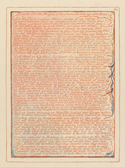 Gerusalemme, Tavola 34 da William Blake