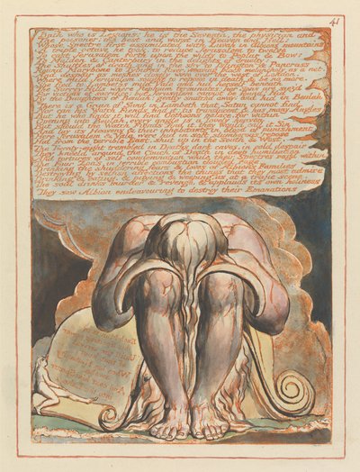 Gerusalemme, Tavola 41, Bath che è legioni.... da William Blake