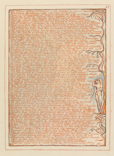 Gerusalemme, Tavola 49, I nascondigli segreti di Albion.... da William Blake