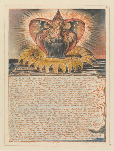 Gerusalemme, Tavola 53, Gerusalemme, Capitolo 3 da William Blake