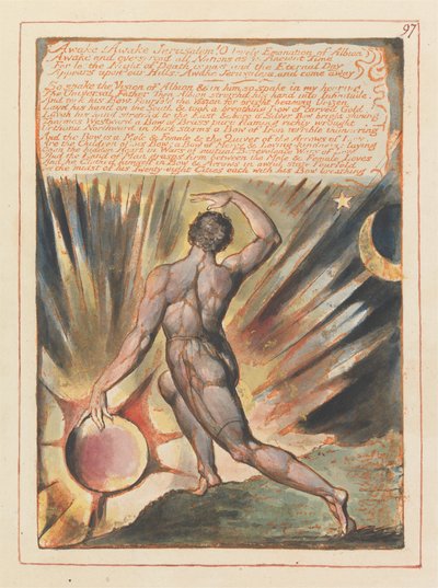 Gerusalemme, Tavola 97, Svegliati! Svegliati Gerusalemme.... da William Blake