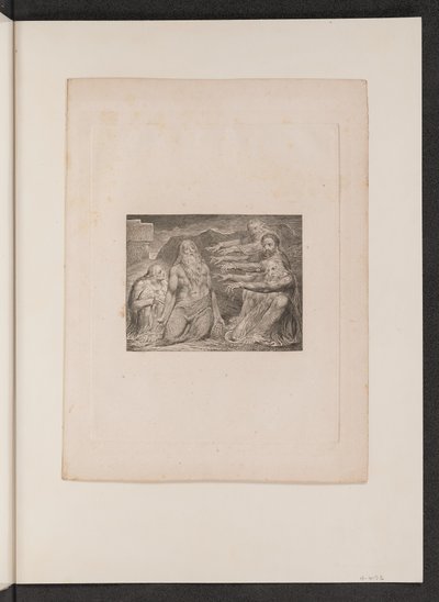 Giobbe rimproverato dai suoi amici da William Blake