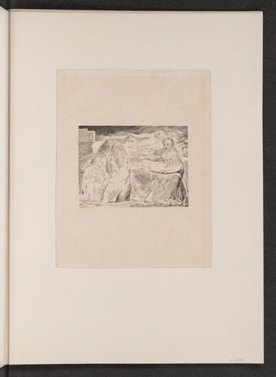 Giobbe rimproverato dai suoi amici da William Blake