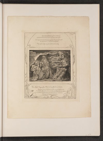 Giobbe rimproverato dai suoi amici da William Blake