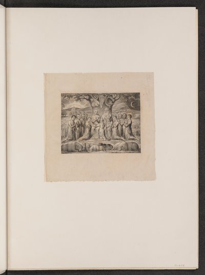 Giobbe e la sua famiglia da William Blake