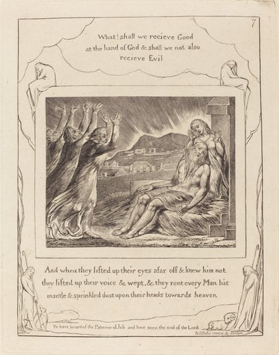 I Consolatori di Giobbe da William Blake