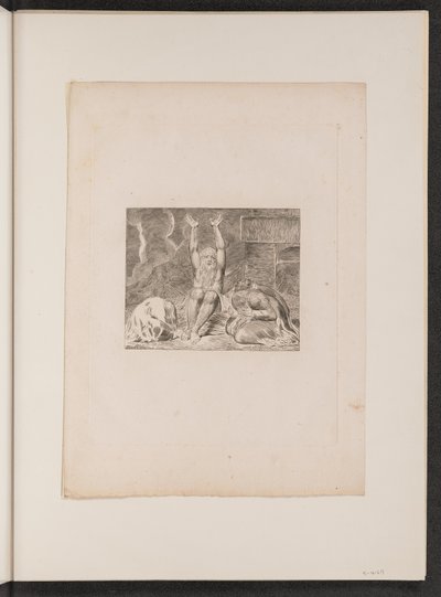 La Disperazione di Giobbe da William Blake