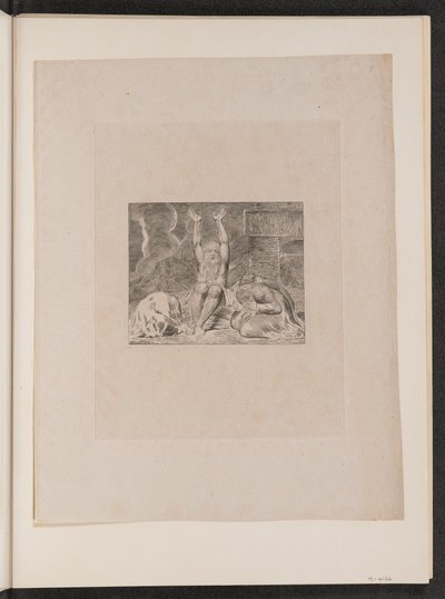 La disperazione di Giobbe da William Blake