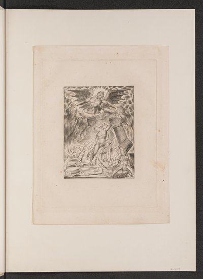 I Figli e le Figlie di Giobbe Sopraffatti da Satana da William Blake