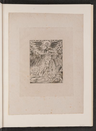 I Figli e le Figlie di Giobbe Sopraffatti da Satana da William Blake