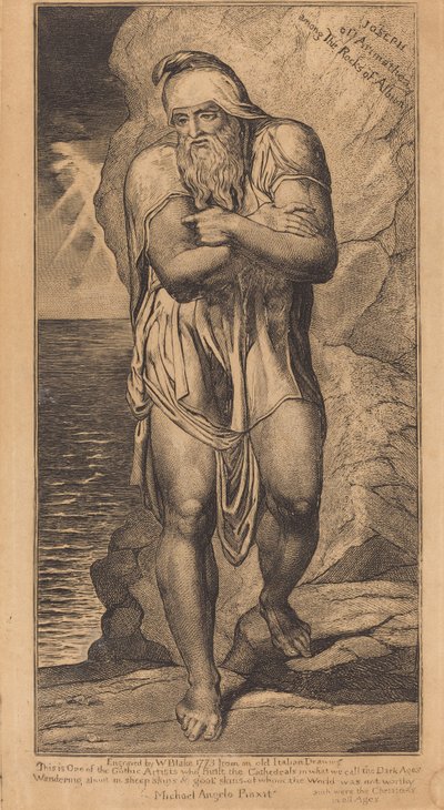 Giuseppe di Arimatea tra le rocce di Albion da William Blake