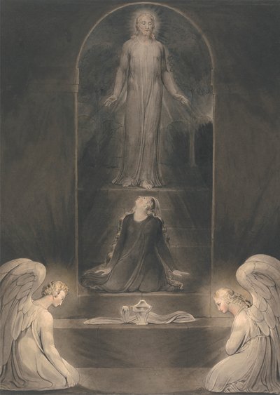 Maria Maddalena al sepolcro da William Blake