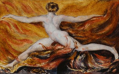Oh! Fiamme di desideri furiosi: Piatto 3 di Urizen, 1796 da William Blake