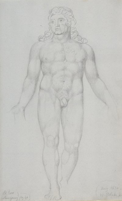 Old Parr da giovane, 1820 da William Blake