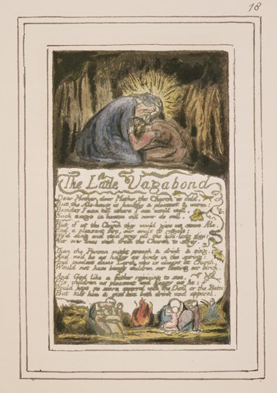 Il piccolo vagabondo: tavola 46 da Songs of Innocence and of Experience (copia R) c.1802-08 da William Blake