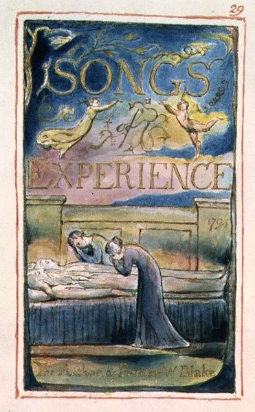 Pagina del titolo di Songs of Experience: tavola 29 da Songs of Innocence and of Experience (copia AA) c.1815-26 da William Blake