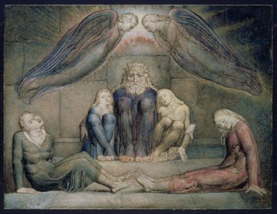 Conte Ugolino e i suoi figli in prigione, illustrazione per 