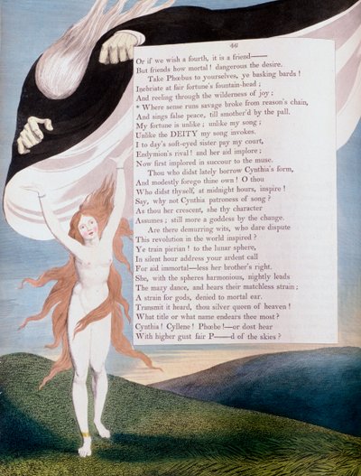 Pagina 46 dalle Notti dei Pensieri Notturni di Edward Young, c1797 da William Blake