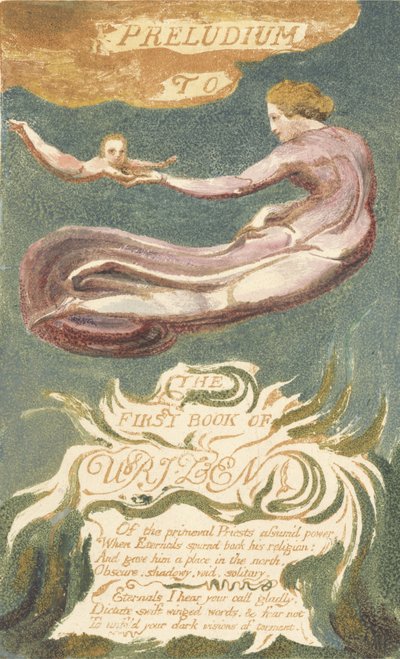 Preludio al Libro di Urizen, tavola 2 dal 