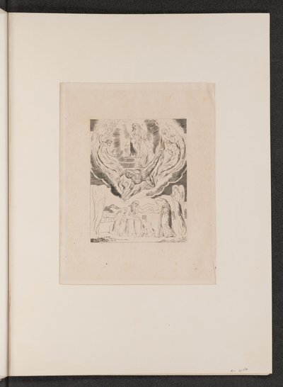 Satana si allontana dalla presenza del Signore da William Blake
