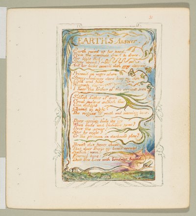 Songs of Innocence and of Experience: Earth