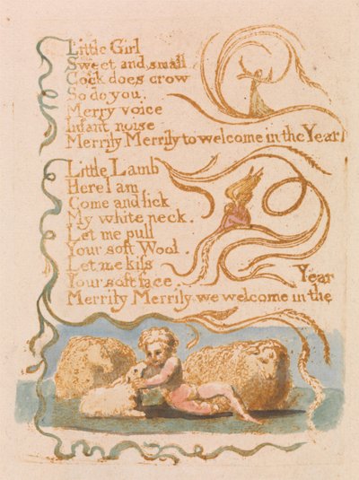 Primavera (Tavola 26) da William Blake