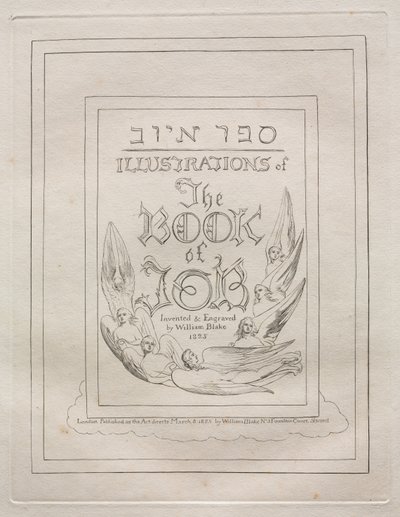 Il Libro di Giobbe da William Blake