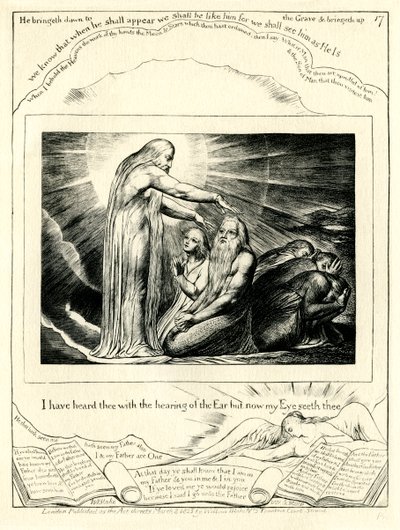 Il Libro di Giobbe 42:5 da William Blake