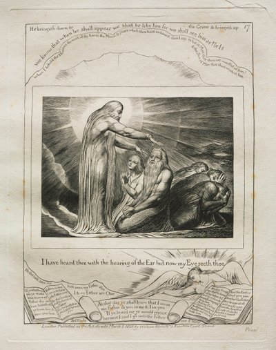 Il Libro di Giobbe: Pl. 17, Ho sentito di te con l