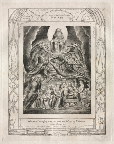Il Libro di Giobbe: Tav. 2, Quando l