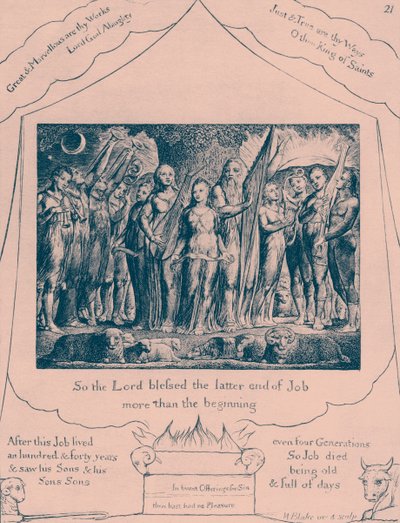 Il Libro di Giobbe, illustrazioni di William Blake da William Blake