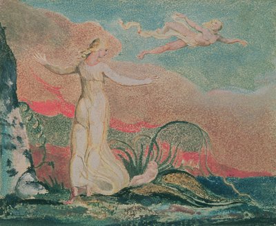 Il Libro di Thel; Tavola 4 Thel nella Valle di Har, 1794 da William Blake