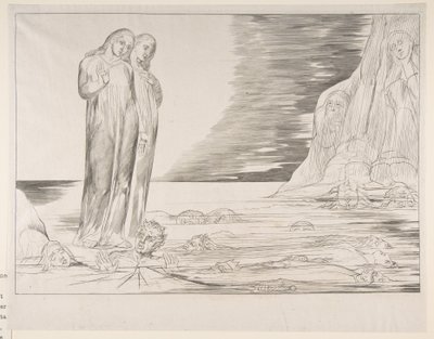 Il cerchio dei traditori: il piede di Dante che colpisce Bocca degli Abbate, dall