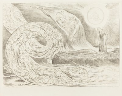 Il Cerchio dei Lussuriosi: Paolo e Francesca da William Blake