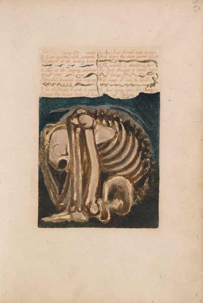 Il Primo Libro di Urizen, Tavola 12, Los colpito da stupore.... (Bentley 8) da William Blake
