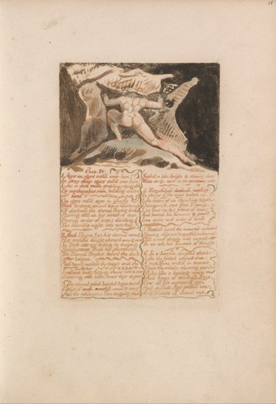 Il primo libro di Urizen, Tavola 13, Capitolo IV da William Blake