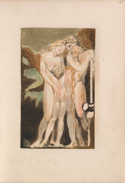 Il Primo Libro di Urizen, Tavola 18 (Bentley 21) da William Blake