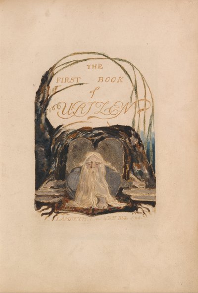 Il Primo Libro di Urizen, Tavola 1 da William Blake