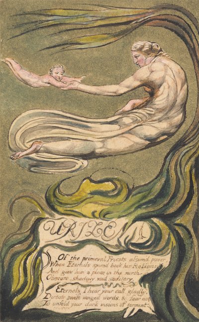 Il primo libro di Urizen, Tavola 2(b), "Preludium" (Bentley 2b) da William Blake