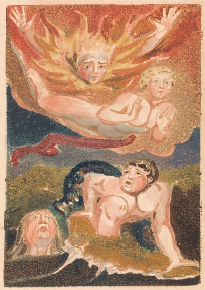 Il Primo Libro di Urizen, Tavola 22 (Bentley 24) da William Blake