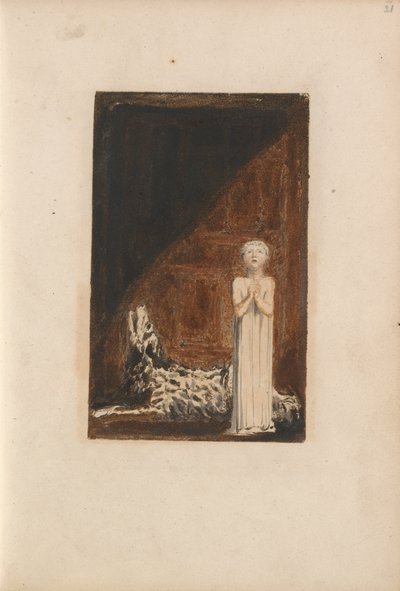 Il Primo Libro di Urizen, Tavola 25 (Bentley 26) da William Blake
