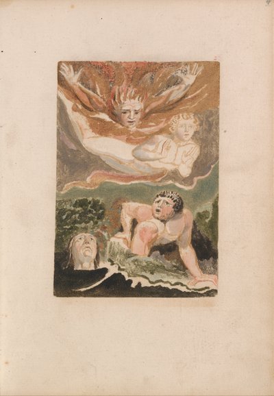 Il primo libro di Urizen, Tavola 4 (Bentley 24) da William Blake