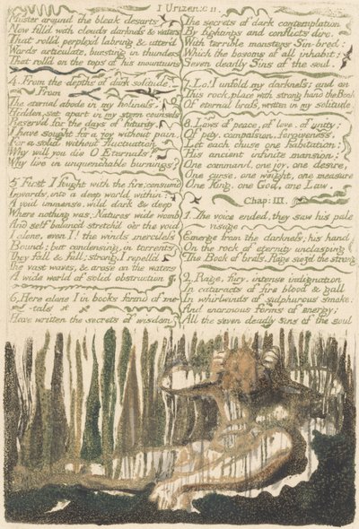 Il primo libro di Urizen, tavola 4, 