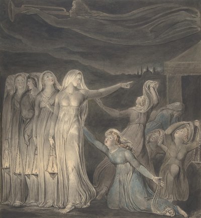 La parabola delle vergini sagge e stolte, ca. 1799-1800 da William Blake