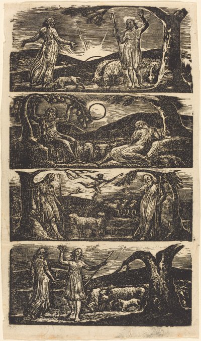 Le pastorali di Virgilio, 1821 da William Blake