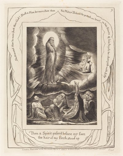 La visione di Elifaz da William Blake