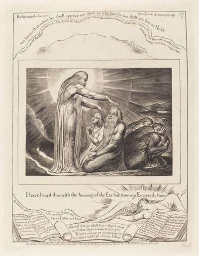 La visione di Dio da William Blake