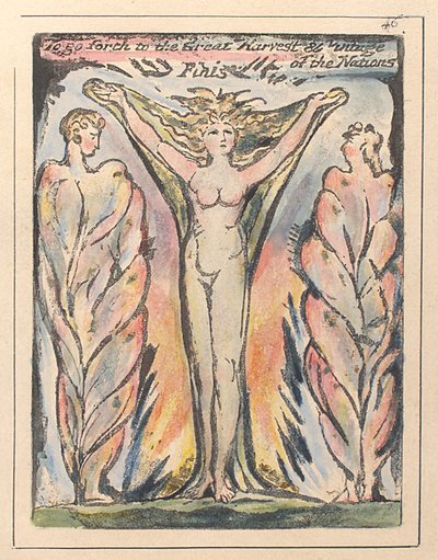 Andare alla grande raccolta e vendemmia delle nazioni, c.1811 da William Blake