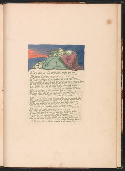 Visioni delle figlie di Albion, Tavola 10, In felice copulazione... da William Blake