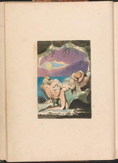 Visioni delle Figlie di Albion, Tavola 1, Frontespizio da William Blake